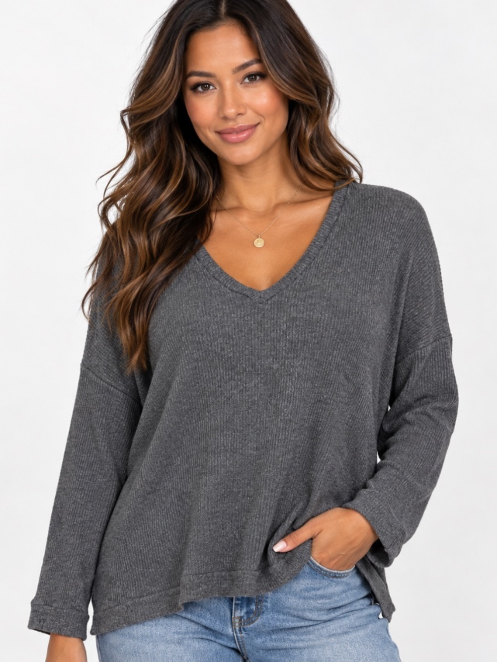 Velvet by Graham & Spencer top signature Cozy Lux Rib Collection